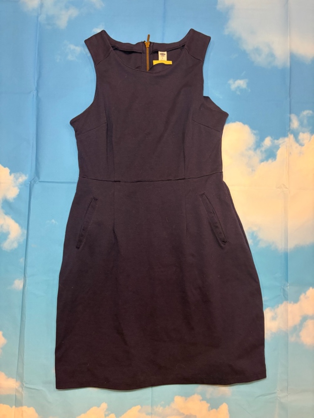 Classic Dark Navy Mini Dress | Minimalist Chic | Work to Night Dress